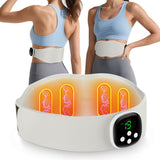 Heating Pad for Back Pain Relief Portable Cordless Heat Pad with Massager for Period Cramps, V1192-AZ-W-0268