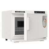White 16L Black Hot Towel Warmer UV Sterilizer Cabinet for Salon and Home Use V178-59260