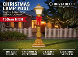 Christabelle 1.5m Festive Lamp Post Christmas Light Up Display LED Outdoor Indoor Xmas Yard Law 112_SHE207