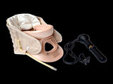 Neck Traction Air Decompression Support Brace Cervical Collar Hand Pump V63-824181