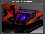 HUINA 1/14 15CH RC Alloy Long Arm Excavator Construction Engineering Vehicle Toy V610-TOY-HN-1551