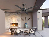 213 cm Ceiling Fan No Light, 6-Speed Remote Control, Aluminum 8-Blade, Reversible DC Motor, Modern V952-WDDS84INCHLY0NT43V7