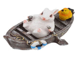 Garden Animals Statues Cute Vivid Synthetic Resin Outdoor Garden Animal Figurines for Patio Terrace V1294-YM0512-3111220284412