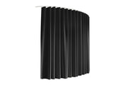 Artiss Room Divider Curtain Ceiling Mounted Track Sets Flexible Black RD-D-254X213-BK