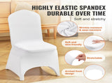 Stretch Spandex Folding Chair Covers, Universal Fitted Arched Front Cover, Removable Washable V952-100PCSGXBSYT00001V0