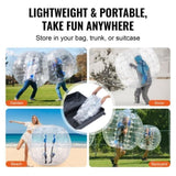VEVOR Inflatable Bumper Ball 1-Pack, 4FT/1.2M Body Sumo Zorb Balls for Teen & Adult, 0.8mm Thick PVC V952-QSNKCQPPQZJ46BYX0V0