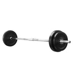 Everfit 38kg Barbell Set Weight Plates Bar Lifting Bench 168cm FIT-K-BB-SET-30KG