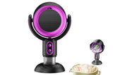 Portable Smoke Purifier Fan Removes Odors Dust Smoke for Cooking and Camping BBQ -BlackPurple V1263-JX-7633-2