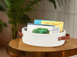 Small Cat Ears Toy Organizer, Woven Cotton Rope Basket, Decorative Nursery Bins & Boxes Gift Basket V1189-LWWAL-20260401-06448