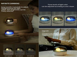 LED New Moon Music Atmosphere Light, Three Color Adjustable, Decorative Light with Stereo Sound, V1366-AZ2-W-05975
