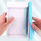 Paper Cutter 6 Inch Cut Length Small Paper Cutter Non Paper Trimmer Compact And Portable Curved V1366-AZ2-W-27924