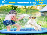 Splash Pad for Dogs & Kids - Anti-Slip Dog Pool for Large Dogs, 0.58 mm Thickened Durable Outdoor V1188-CYX-LHJ-2444