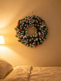 artificial Christmas Christmas door decoration, 50cm Christmas 60cm Christmas V1106-128-96434-GRN-60CM