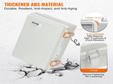 Outdoor Electrical Junction Box, 430 x 330 x 180 mm, ABS Plastic Electrical Enclosure Box with V952-SLJXHABS16X1GLKCVV0
