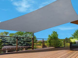Instahut Sun Shade Sail Shadecloth Canopy Rectangle 280gsm 4x7m SAIL-DL-H-4X7-C-GR