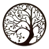 Round Laser Cut Tree Of Life w Roots Birds 52cm V637-71667TRE