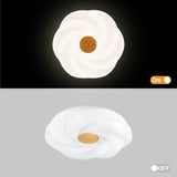 LED recessed ceiling light, 48W dimmable flower shape ceiling lamp, 14.8 inch 3 CCT, close to the V1189-HB001HWU000082