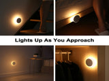 AIPOWER Motion Sensor Night Light USB-C Rechargeable Closet Light 2 Packs XFAP-KR01-2PC-CN