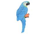 Parrot Ornament Half Face Bird Figurine Resin Sculpture for Tree Wall Living Room Balcony Garden V1294-YM0901-3111250018112