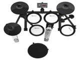 Karrera TDX-16 Electronic Drum Kit with LCD, Toms, Snares Quiet Mesh Pads & Pedals, Adjustable ELE-DRM-5PC