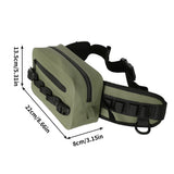 Waist Pack, Outdoor Waist Pack With Adjustable Belt, Multifunctional Bag for Fishing Mountaineering V1369-AZ3-W-09752