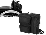 40x14x48cm Wheelchair Storage Bag Portable Cart Large Capacity Waterproof Hanging Bag Black V1294-YM0901-3117200106111
