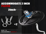 Olympic EZ Curl Bar - 47"lifting Barbell for Bicep Curls & Tricep Extensions Fits 2-Inch V1259-DP01-A-5651