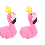 2pcs Solar Flamingo Pool Lights 16 Color IP68 Waterproof Floating Pool Lights with Remote Control V1294-YM0901-3111240099611