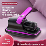 Home Wireless Dust Mite, High-Powered Bed Vacuum, UV Sterilizing Fully Automatic Dust Mite V1265-AU-031-ZI
