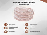 5m Dust Extraction Hose 100mm Flexible PU Ducting for Workshops V63-954301