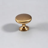 Thin Flat Mushroom Single Hole Knob 6pcs V1221-XM-LB350-GM22
