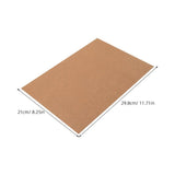 Durable Chipboard Sheets Brown Kraft Paper for Scrapbooking and Photo Backing Boards 100Pcs V1370-AZ4-20222