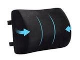 Comfortable Lumbar Support Pillow for Office Chair,Back Pain Relief Improve Posture, Double V1366-AZ2-W-08513