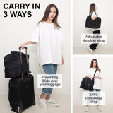 Shopper Bag Travel Duffle Bag Foldable Laptop Luggage Nylon KO-BOSTON NAVY V274-GM-KOEBAG-BOS-NY