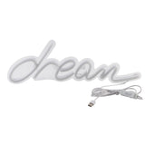 Distinctive Dream Shape English Letters LED Light Home Party Wedding Decorative Light V1294-YM0901-3119200017011