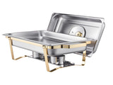 Chafing Dish Buffet Set, 8 Qt 4 Pack, Stainless Steel Chafer with 4 Full Size Pans, Rectangle V952-ZFXBXGBLSTGKXK5LUV0