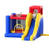 Inflatable Bounce House, Outdoor High Quality Playhouse Trampoline, Jumping Bouncer with Blower, V952-CQCBBHYC910PO49AIV3