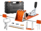 Pocket Hole Jig Kit, 12.7 to 38.1 mm Adjustable, Jig Pocket Hole System with Toolcase, C-Clamp, Step V952-TSXKKJJSTZS0VCOTF001V0