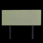 Linen Fabric Queen Bed Deluxe Headboard Bedhead - Olive Green V63-839571