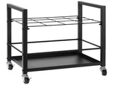 Blueprint Storage Rack, 12 Slots Blueprint Holder with Wheels, Mobile Metal Blueprint Storage Cart V952-LTJJS12CLDS050UB8V0