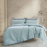 Ardor Embre Chambray Linen Look 100% Cotton Quilt Cover Set King V442-INT-QUILTCS-EMBRE-CHAMBRAY-KI