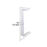 Adjustable Zipper Portable AC Door Seal Curtain, Flexible Air Blocking Sliding Door Vent Kit For V1369-AZ3-W-14089