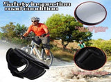 Bike Rear View Wrist Mirror Adjustable Arm Strap HD Reflex Mirror for Cyclists and Road Riding V1189-LC-QP-00562