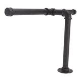 Wall Mount Clothes Rack Floating Iron Pipe Coat Hat Rack Multifunctional Clothing Hanger Black V1294-YM0703-3117230065911