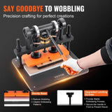 Leather Cutting Machine, 11 x 5.5 in Embossing Plate Manual Die Cutter, 0.47 in Pressure Stroke V952-SDSLPGYHJ28XE5XVZV0