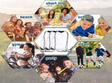 15 Pieces PVC Clear Drawstring Bag Small Waterproof Plastic Backpack For Stadiums Sporting Events V1259-DP01-A-5507
