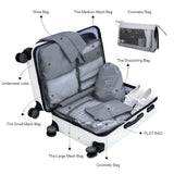 8PCS Packing Cubes for Travel Luggage Organiser Bag Compression Pouches Clothes Suitcase, Packing V1369-AZ3-W-22995