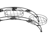 2X Plant Stand Outdoor Indoor Metal Black UM1174-BKX2