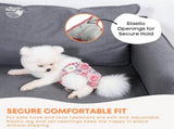 Rooster Farms Female Dog Diapers Small 3Pk - Washable Reusable Nappies Hook/Loop V238-SUPDZ-41365730230352