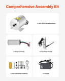 VEVOR 1800W Electric Brushless DC Motor Kit 48V 4500rpm Motor & Speed Controller V952-ZLWSDJTJ180083C2DV3